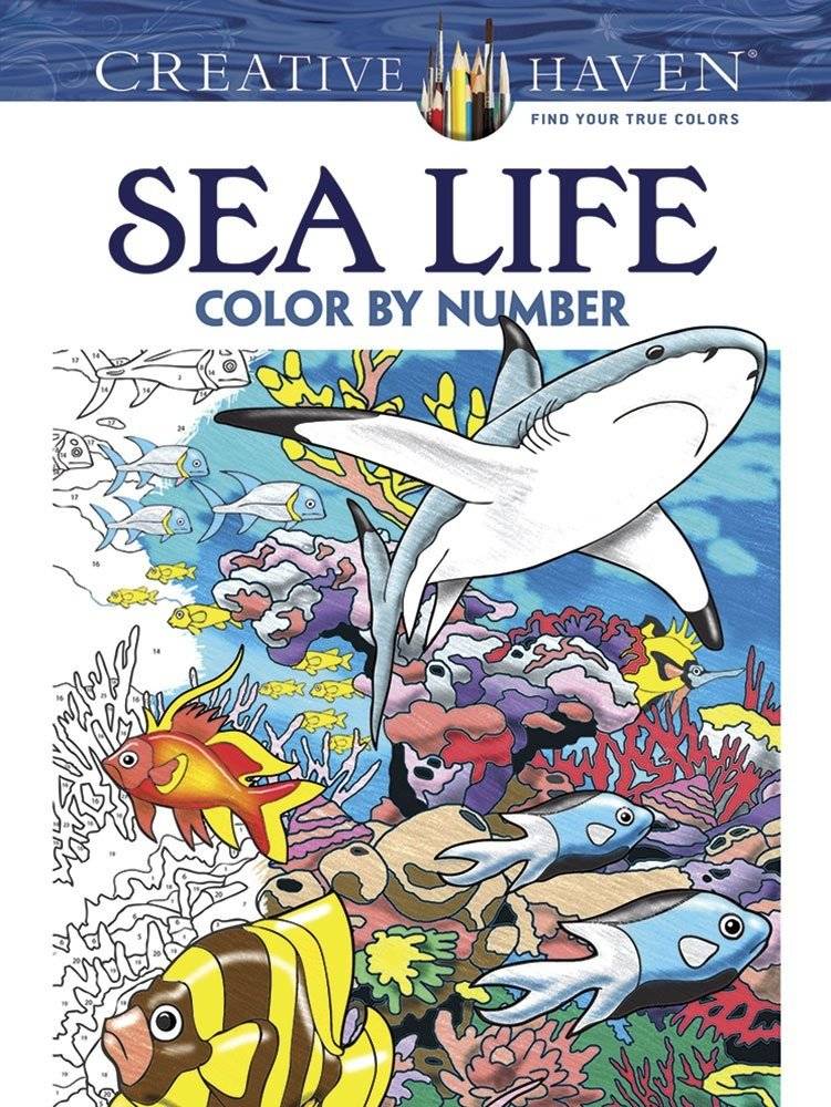 Sea Life. Color by Number | Sea Life: Color by Number