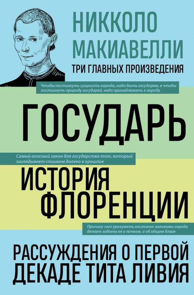 Государь. История Флоренции. Рассуждения о первой декаде Тита Ливия | Gosudar'. Istoriia Florentsii. Rassuzhdeniia o pervoi dekade Tita Liviia