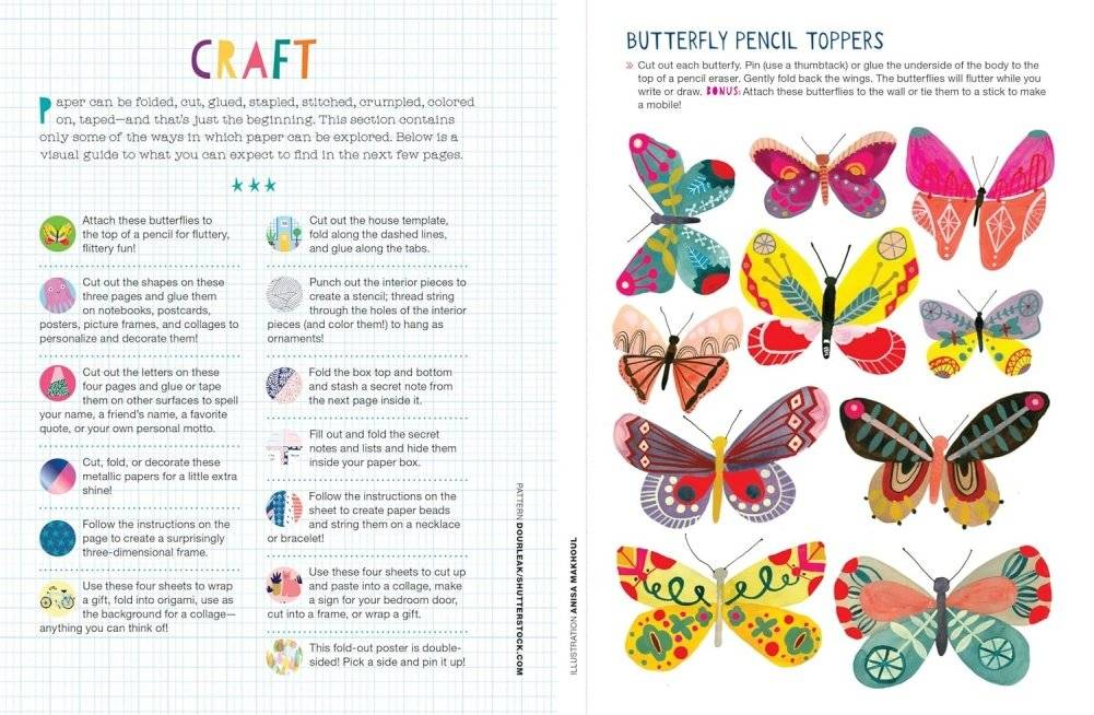 The Kids' Book of Paper Love: Write. Craft. Play. Share. фото книги 3