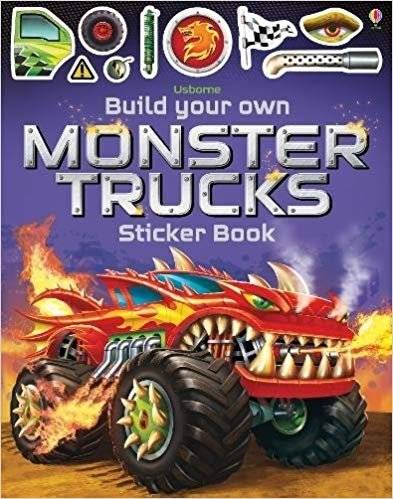 Build Your Own Monster Trucks Sticker Book | Build Your Own Monster Trucks Sticker Book