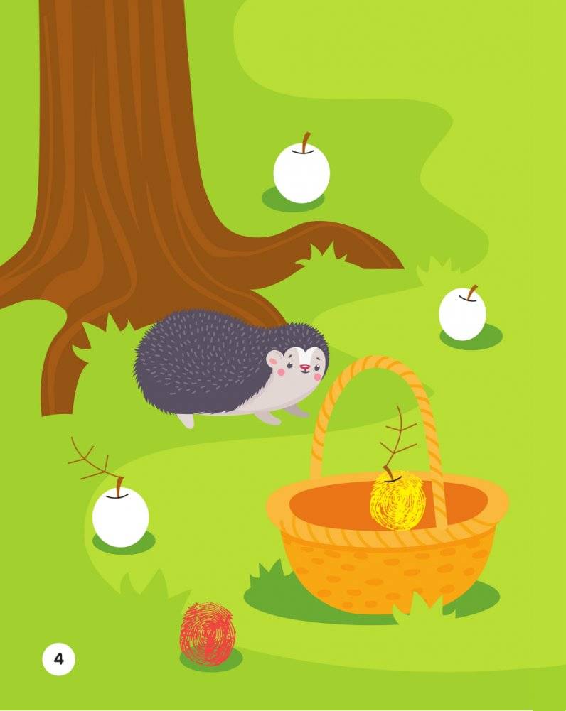 Фрукты и овощи. Рисуем пальчиками. Раскраска с заданиями фото книги 5