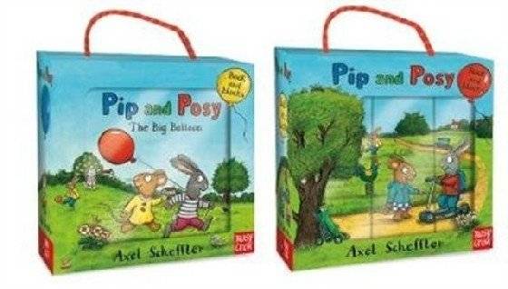 Книга и набор блоков Pip and posy | Pip and posy book and blocks set