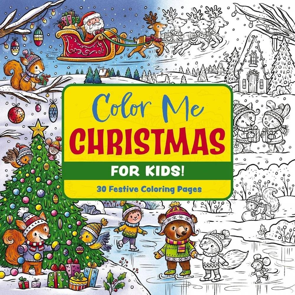 Color Me Christmas (for Kids!) | Color Me Christmas for Kids