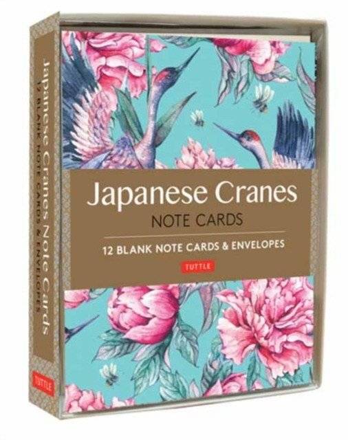 Японские журавли. Открытки (x 12) | Japanese Cranes Note Cards (x 12)