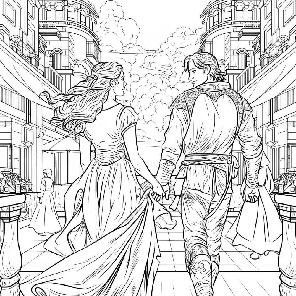The Romantasy Coloring Book фото книги 5