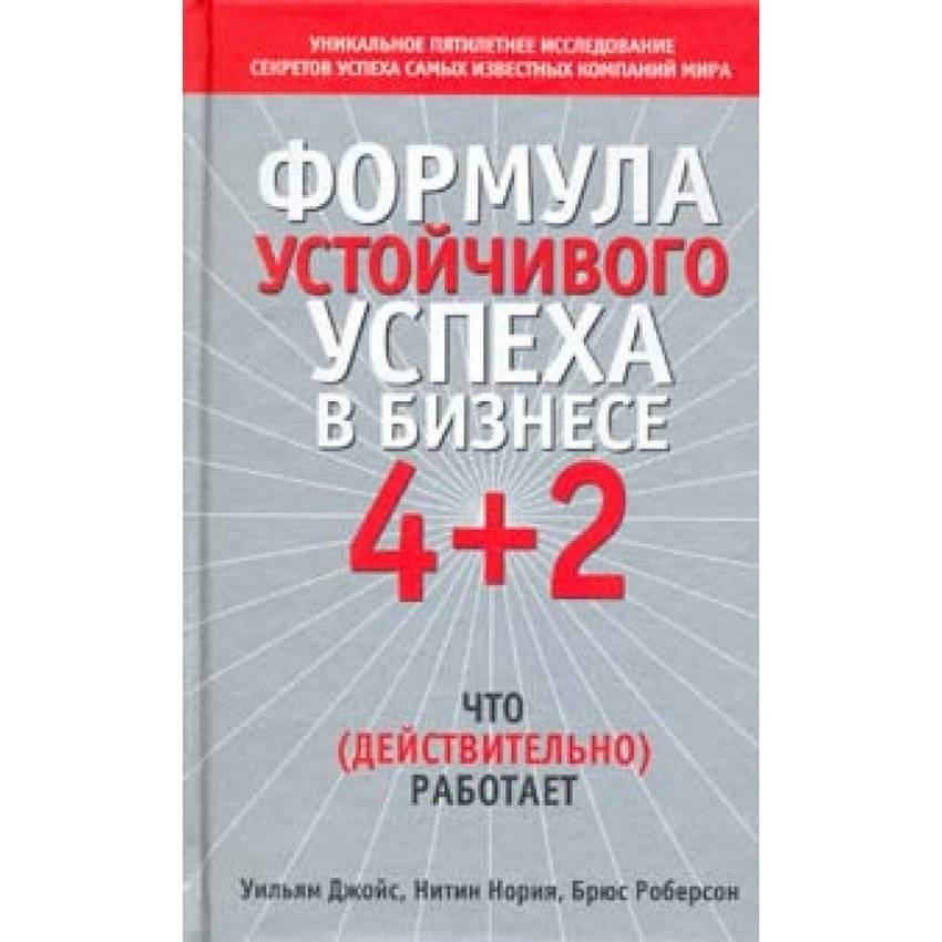 Формула устойчивого успеха в бизнесе 4 + 2: что (действительно) работает | The Formula for Sustainable Business Success 4 + 2: What (Really) Works