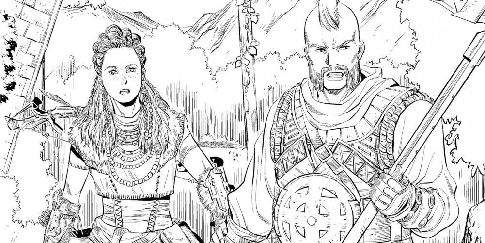 The Official Horizon Zero Dawn Coloring Book фото книги 5