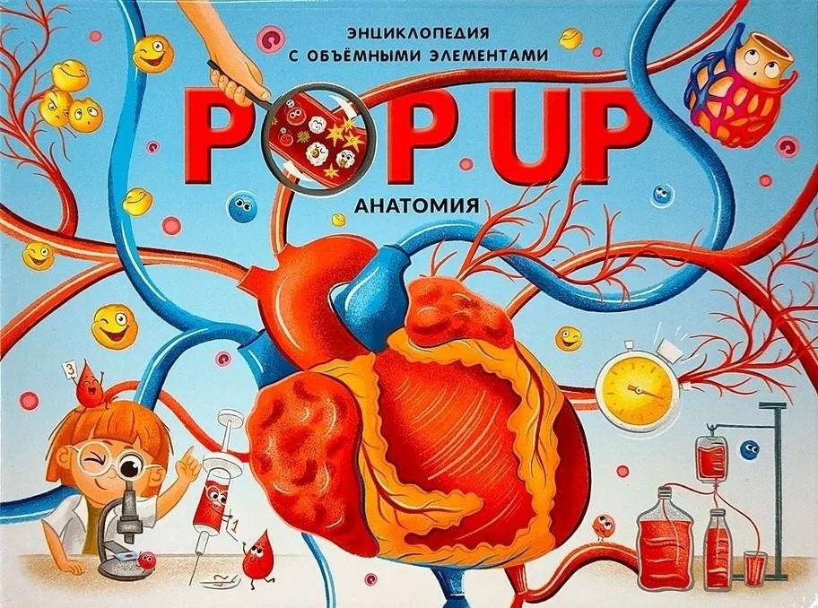 POP UP энциклопедия. Анатомия. Книжка-панорамка | Pop-Up Encyclopedia. Anatomy. Panoramic Book