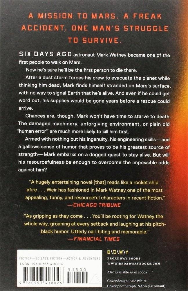 The Martian фото книги 2