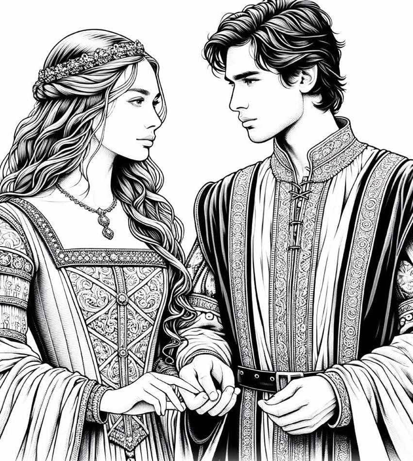 Romantasy Coloring Book фото книги 2