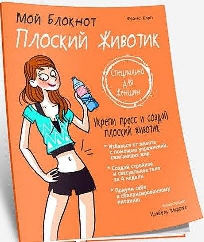 Плоский животик. Мой блокнот | Flat tummy. My notebook