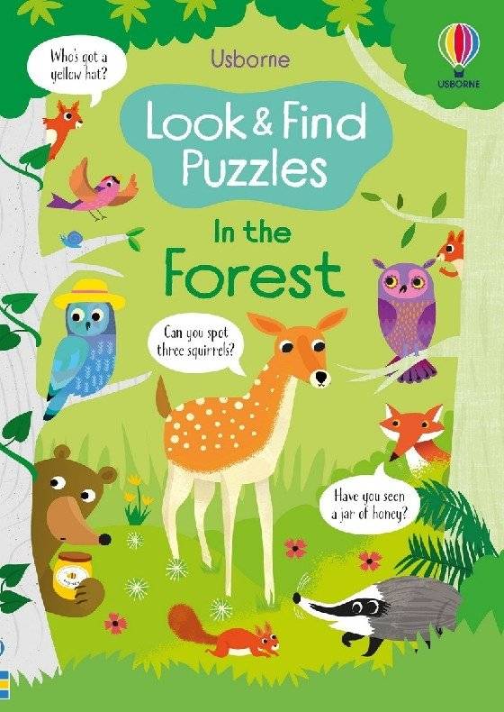 Книга-игра «Найди и покажи»: В лесу | Look and Find Puzzles: In the Forest