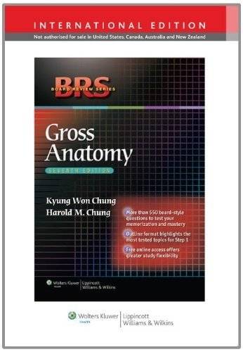 Gross anatomy 7e ( int ed ) pb | Gross Anatomy 7e