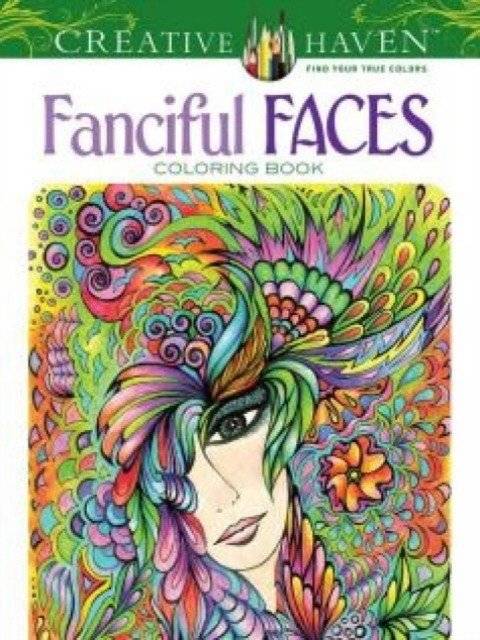 Creative Haven Fanciful Faces Coloring Book | Creative Haven Fanciful Faces Coloring Book
