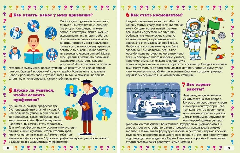 Профессии. 130 правильных ответов на 130 детских вопросов фото книги 2