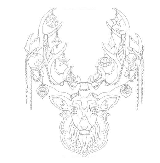 Johanna's Christmas. A Festive Colouring Book фото книги 5