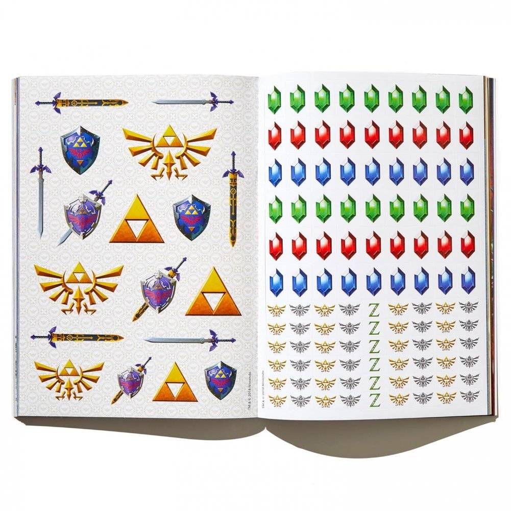 The Legend of Zelda Official Sticker Book (Nintendo) фото книги 3