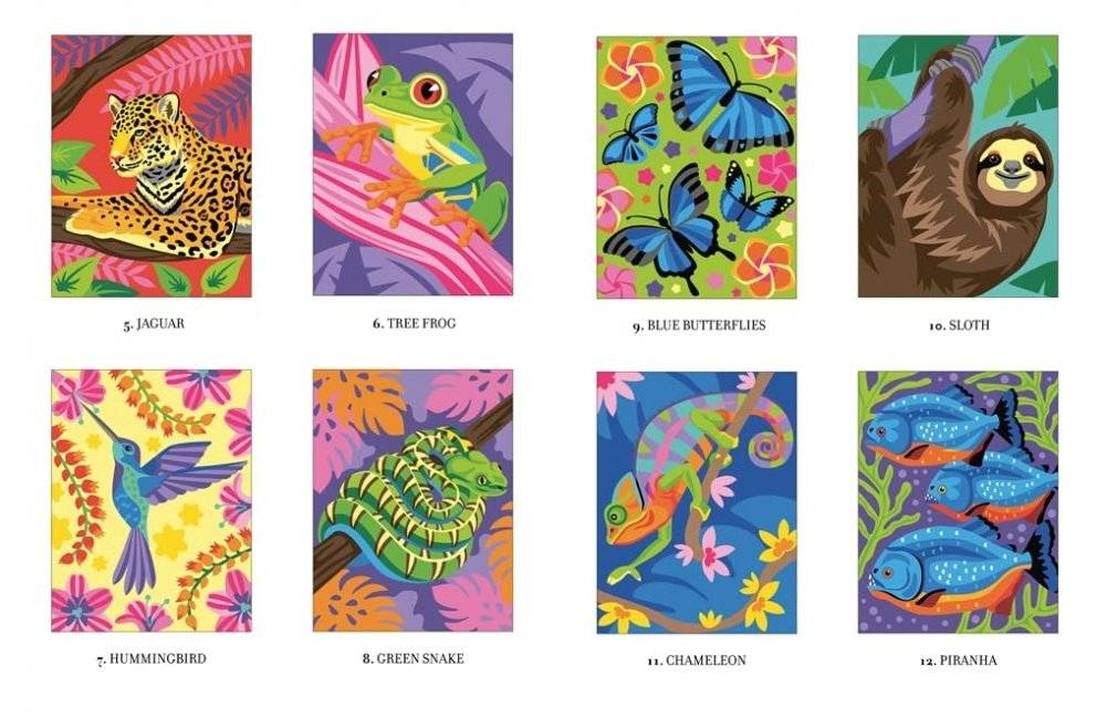 Mystery Coloring Wild Animals фото книги 3