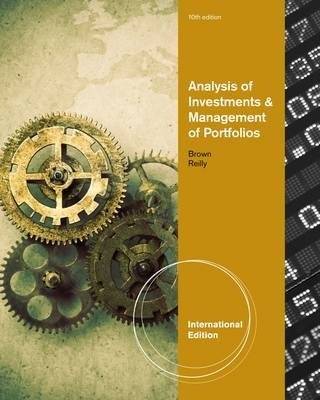 Анализ инвестиций и управление портфелями | Analysis of Investments and Portfolio Management