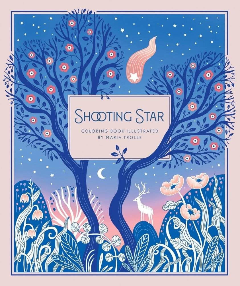 Падающая звезда: Книга-раскраска | Shooting Star: Coloring Book