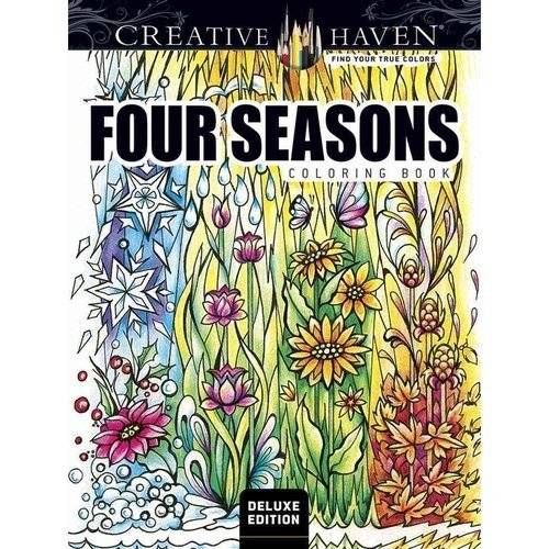 Creative Haven Deluxe Edition Four Seasons Coloring Book | Creative Haven Deluxe Edition Four Seasons Coloring Book