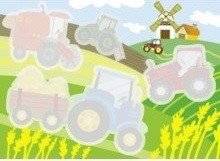 Многоразовые водные раскраски. Выпуск 7. Трактор | Reusable Water Coloring Book. Issue 7. Tractor