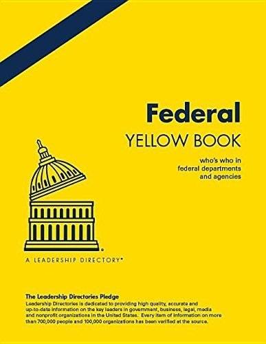 Federal Yellow Book 2017, Winter | Federal Yellow Book 2017, Winter