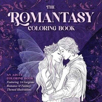 Книжка-раскраска в жанре романтического фэнтези | The Romantasy Coloring Book