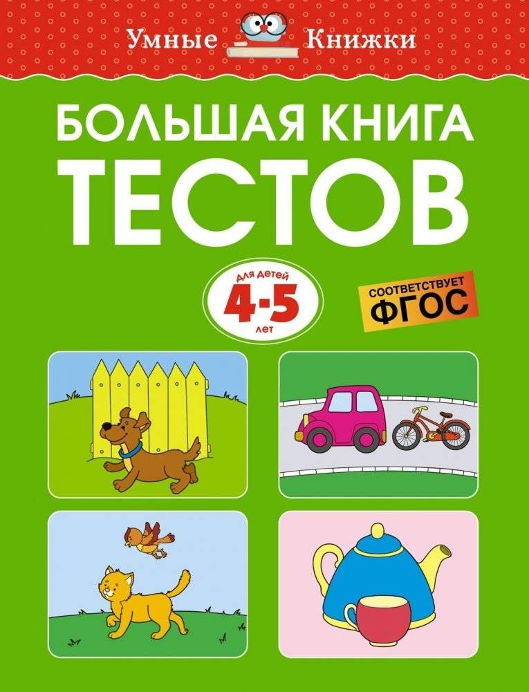 Большая книга тестов (4-5 лет) | Big Book of Tests (Ages 4-5)