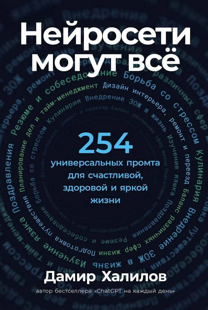 Нейросети могут всё: 254 универсальных промта для счастливой, здоровой и яркой жизни | Neural Networks Can Do Anything: 254 Universal Prompts for a Happy, Healthy, and Vibrant Life