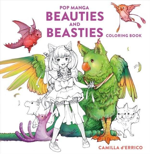 Pop Manga Beauties and Beasties Coloring Book | Pop Manga Beauties and Beasties Coloring Book