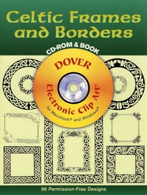 Кельтские рамки и бордюры CD-ROM и книга | Celtic Frames and Borders CD-ROM and Book