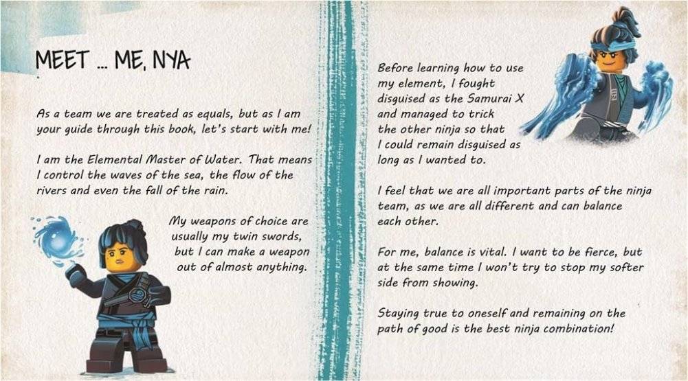 LEGO NINJAGO: Dive Into the Ninja World: An Epic Guide (with Nya Minifigure) фото книги 3