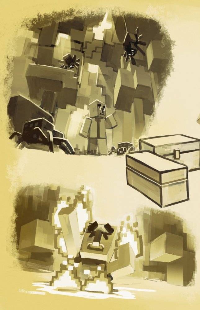 Книга-головоломка. Минус и 100 опасностей Майнкрафта фото книги 3