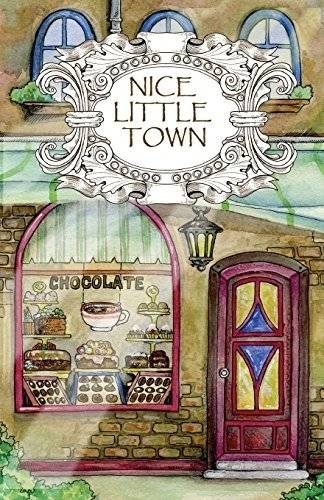 Раскраска для взрослых: Милый маленький городок | Adult Coloring Book: Nice Little Town