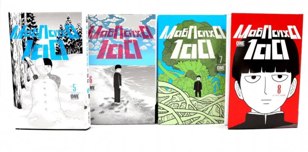 Моб Психо 100: Тома 5-8 (комплект из 4 книг) | Mob Psycho 100: Volumes 5-8 (4-Book Set)
