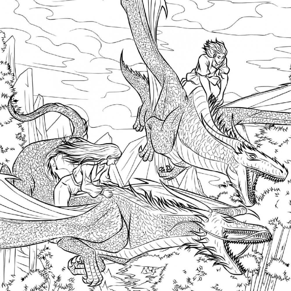 The Romantasy Coloring Book фото книги 3