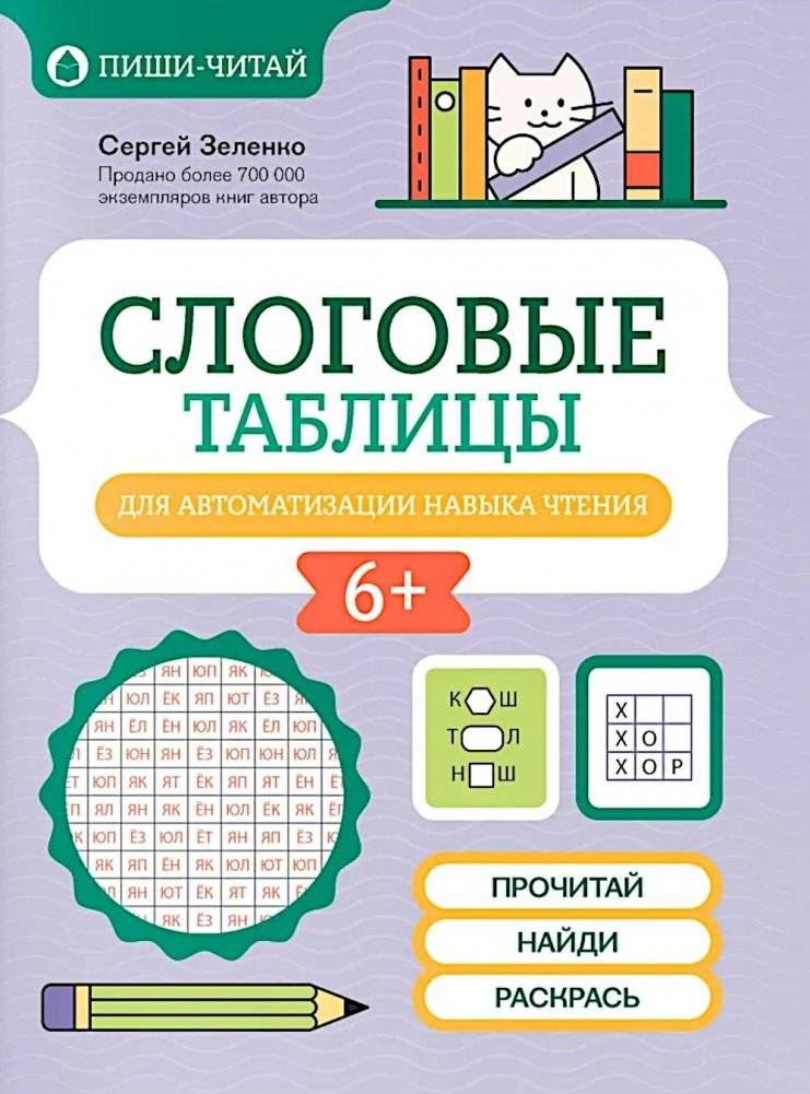 Слоговые таблицы для автоматизации навыка чтения | Syllable Tables for Reading Skill Automation