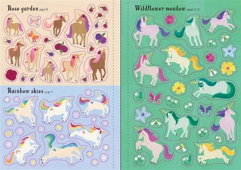 Little First Stickers: Unicorns фото книги 4