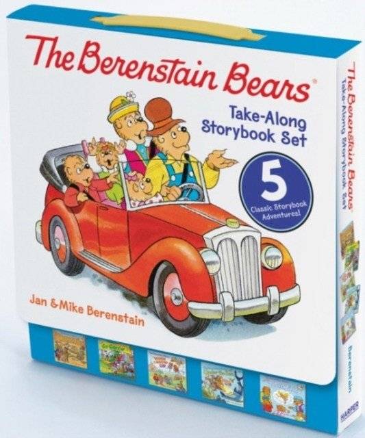 Набор книг с историей Медведи Беренстейн для путешествий | The Berenstain Bears Take-Along Storybook Set