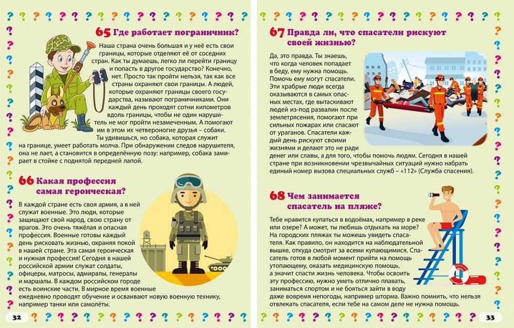 Профессии. 130 правильных ответов на 130 детских вопросов фото книги 4