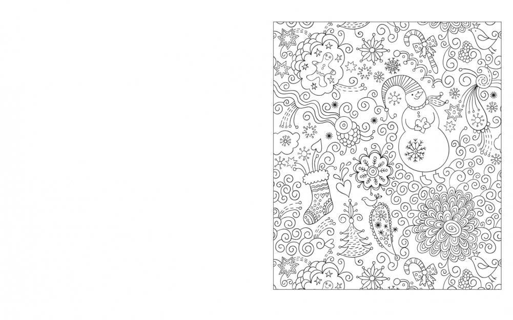 The Cosy Christmas Colouring Book фото книги 4
