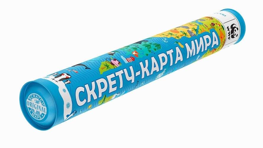 Скретч-карта мира А1 "WWF. Blue Edition" фото книги 3