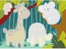 Многоразовые водные раскраски. Выпуск 6. Зверюшки | Reusable Water Coloring Book: Animals