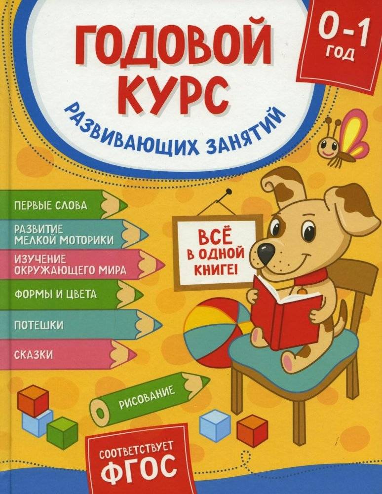 Годовой курс развивающих занятий для детей от рождения до года | Year-Long Developmental Activities Course for Babies from Birth to One Year