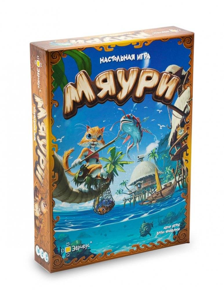 Настольная игра "Мяури" | Meowri Board Game