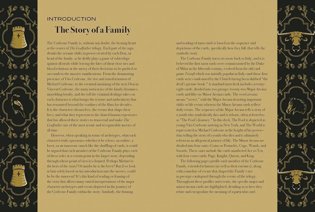 The Godfather Tarot: Includes: A 78-Card Tarot Deck and a Book on the Corleone Family and Its History фото книги 2