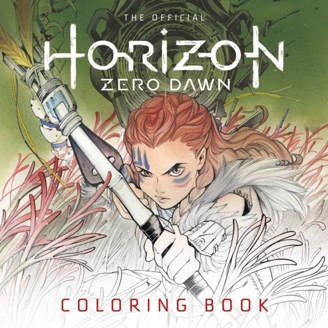Официальная раскраска Horizon Zero Dawn | The Official Horizon Zero Dawn Coloring Book