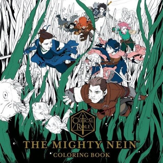 Critical Role: The Mighty Nein Coloring Book | Critical Role: The Mighty Nein Coloring Book