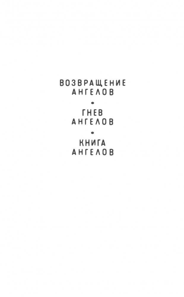 Гнев ангелов фото книги 2
